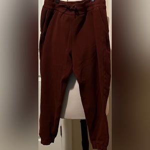 Women's Lululemon Burgundy Sweatpants 14